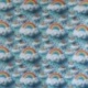 Tissu Clouds Imprimé Effet 3d Bleu 