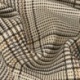 Tissu Beatrice Imprimée Carreaux Beige 