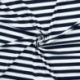 Tissu Viscose Elasthanne Rayure Marine 10mm 