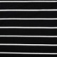 Tissu Viscose Elasthanne Rayure Noire 30mm 