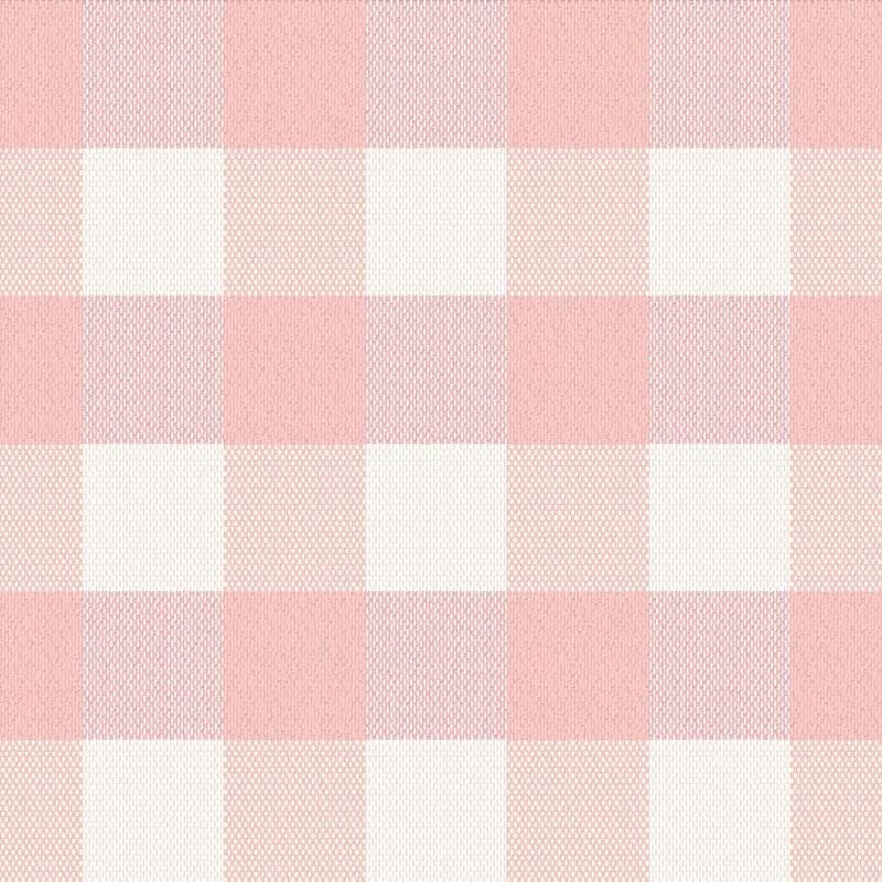 Tissu Cuadro Carreaux Rose 