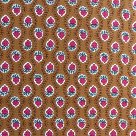 Tissu Fleurette Tissu Provencal Peanut