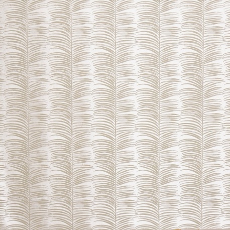 Tissu Jacquard Melody Feuille Palmier Pebble 