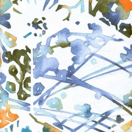 Tissu Peau de Pêche Ballet