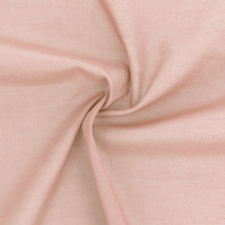 Tissu Elsa Voile de Coton Rose Layette 