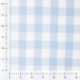 Tissu Coton Gratté Carreaux Bleu