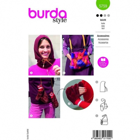 Patron Burda 5759 Accessoires