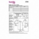 Patron Burda 5764 Gilet 34- 48 