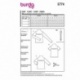 Patron Burda 5774 T-shirt 34- 48 