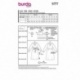 Patron Burda 5777 Robe 36- 46