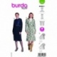 Patron Burda 5784 Robe 36- 46 