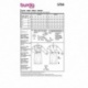 Patron Burda 5784 Robe 36- 46 