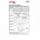 Patron Burda 5786 T-shirt 34- 48 