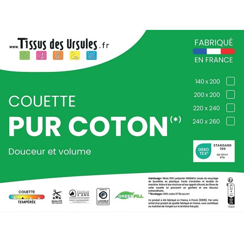 Couette Pur Coton