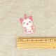 S ecusson chat licorne - Souriant