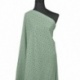 Tissu Broderie Anglaise Petite Fleur Vert Pale
