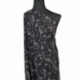 Tissu Viscose Fluide stretch ImpriméeVisage Fond Noir 