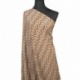 Tissu Viscose Fluide stretch Imprimée Géométrique Beige