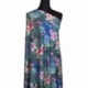 Tissu Polyester Imprimé Digital Floral Vert
