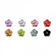 Bouton fleur cristal strass
