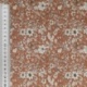Tissu Coton Imprimé June Flower Terracotta 