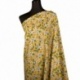 Tissu Coton Imprimé Pluie de Fleurs Jaune 