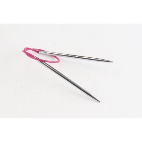 Knitpro Novametal - Aiguilles à Tricoter Circulaire 25cm