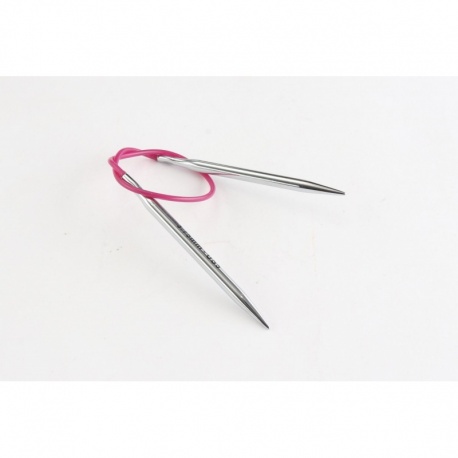 Knitpro Novametal - Aiguilles à Tricoter Circulaire 25cm