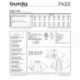 Patron Burda Style 7422 Cape 36/50