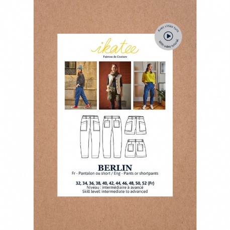 Patron Ikatee Berlin - Pantalon Et Short Femme