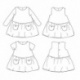 Patron Ikatee Helsinki Kids - Robe Enfant