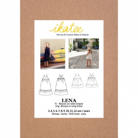 Patron Ikatee Lena Kids - Top Et Robe Enfant