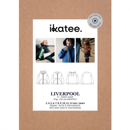 Patron Ikatee Liverpool Kids - Sweat Zippe Enfant