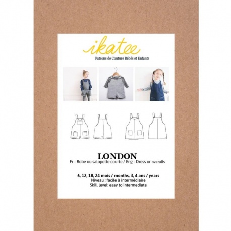 Patron Ikatee London - Salopette Et Robe Bebe