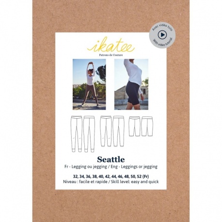 Patron Ikatee Seattle - Legging Et Jegging Femme