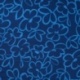 Tissu Viscose Nylon Imprimé Fleurs Bleues