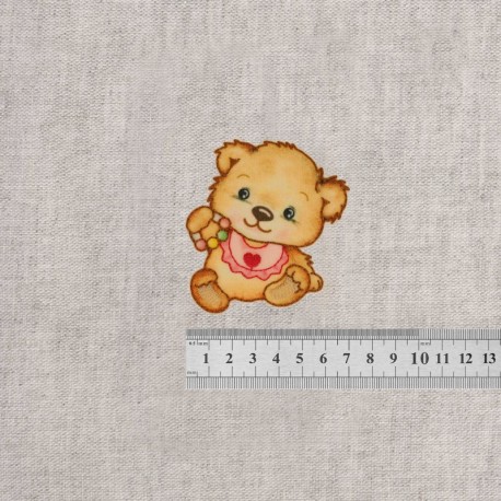 M ecusson petit ours gm - Hochet