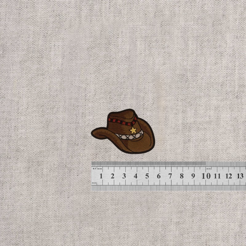 S ecusson theme cowboy - Chapeau