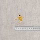 M ecusson theme ballet - Danseuse robe jaune