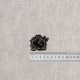 S ecusson en dentelle - Rose noir