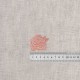 S ecusson en dentelle - Rose rose
