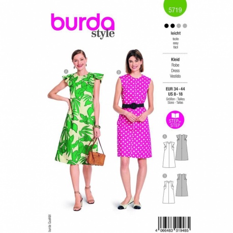 Patron 5719 BUrda Robe 34-44