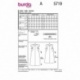 Patron 5719 BUrda Robe 34-44