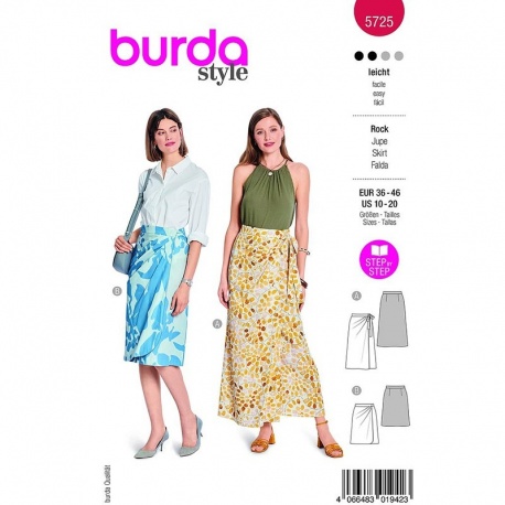 Patron 5725 Burda Jupe 36-46