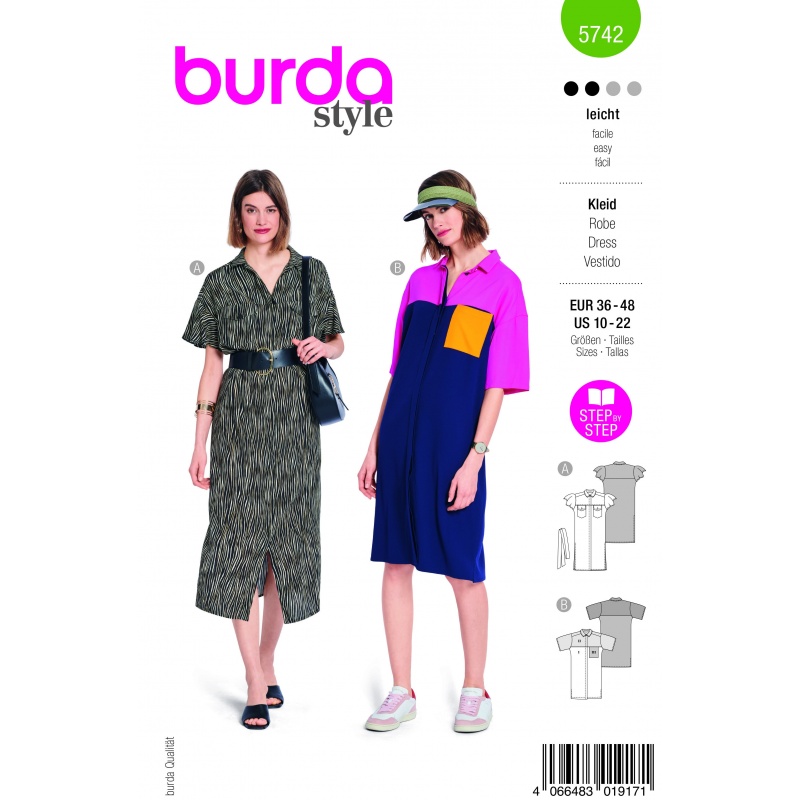 Patron 5742 Burda Robe 36-48