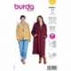 Patron 5747 Burda Curvy Veste et Manteau 46-56