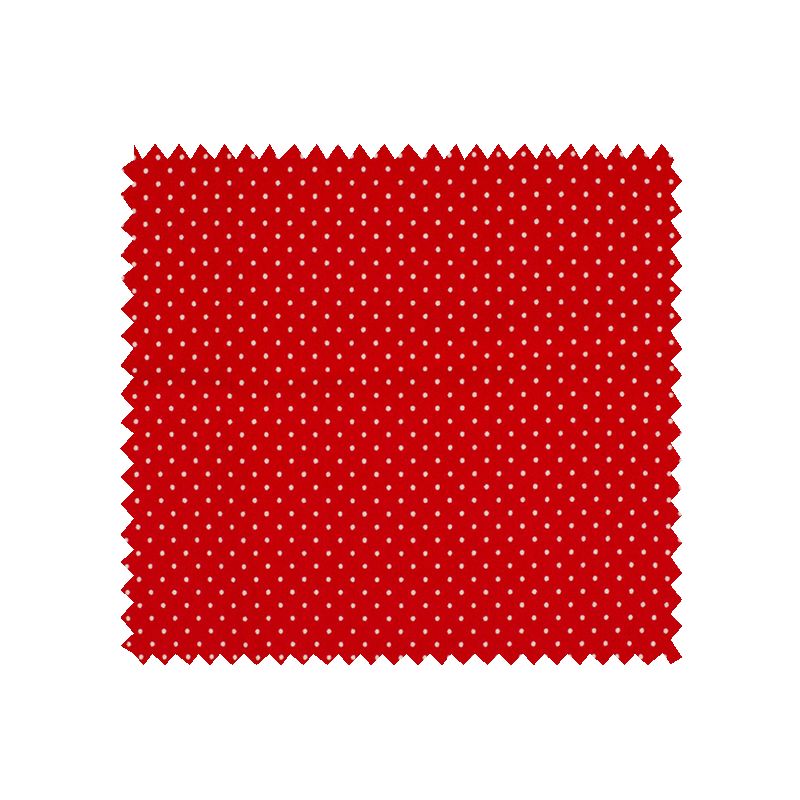 Tissu Jersey Coton Pois Rouge