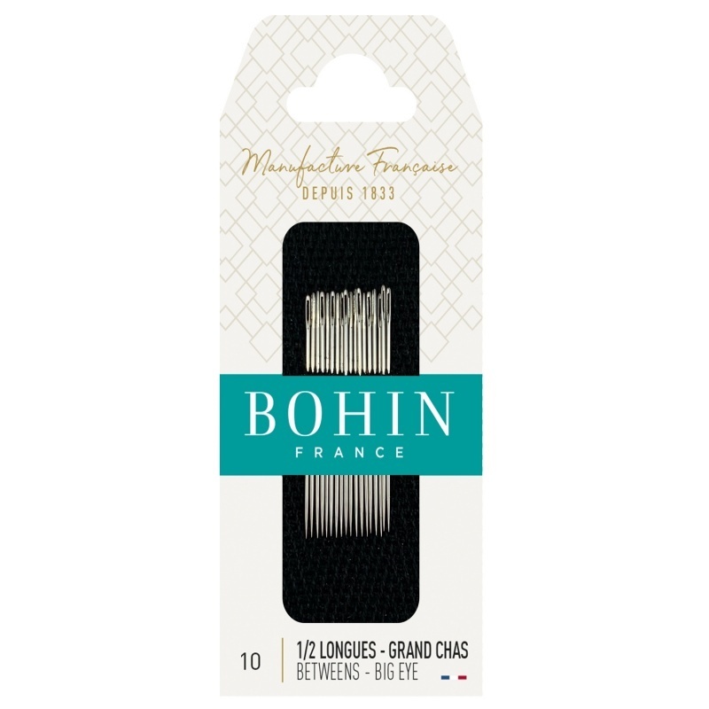 Bohin - Aiguille à Coudre 1/2 Long Gros Chas 10 