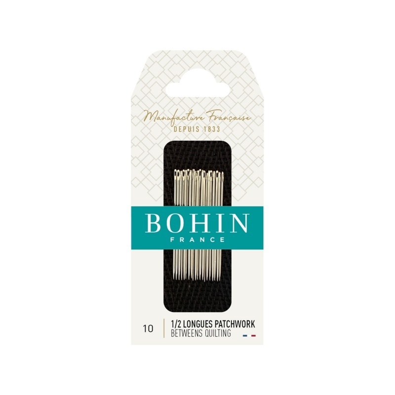 Bohin - Aiguille à Coudre Demi Long A1/2f N° 10 