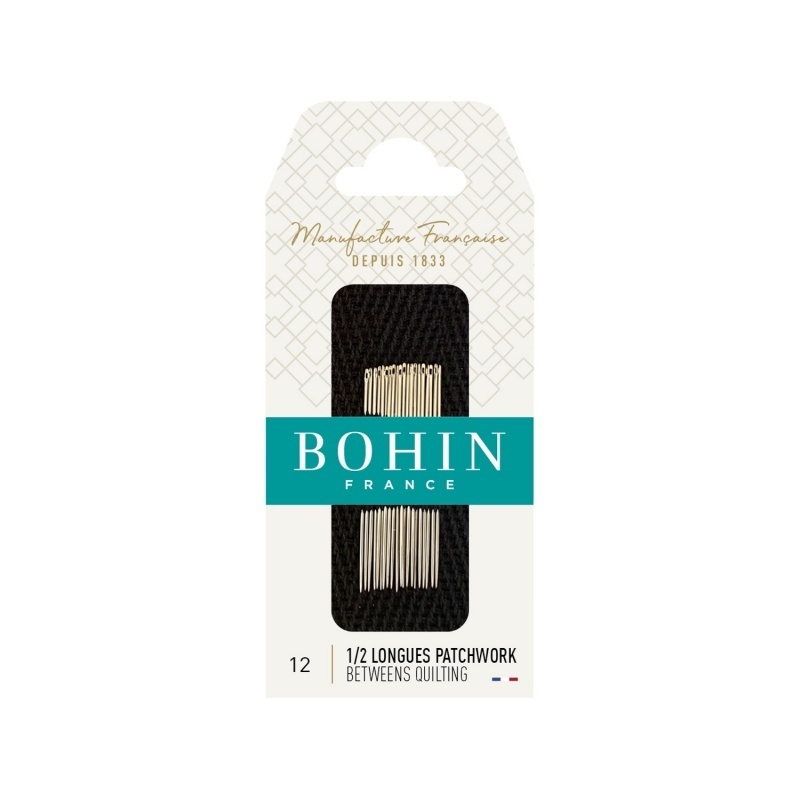 Bohin - Aiguille à Coudre Demi Long A1/2f N° 12